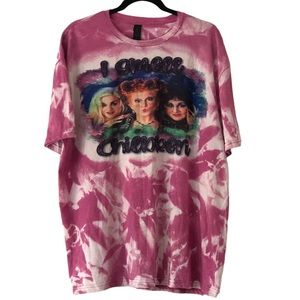 Hocus Pocus Sanderson Sisters “I Smell Children” Tie Dye T-shirt Top Shirt